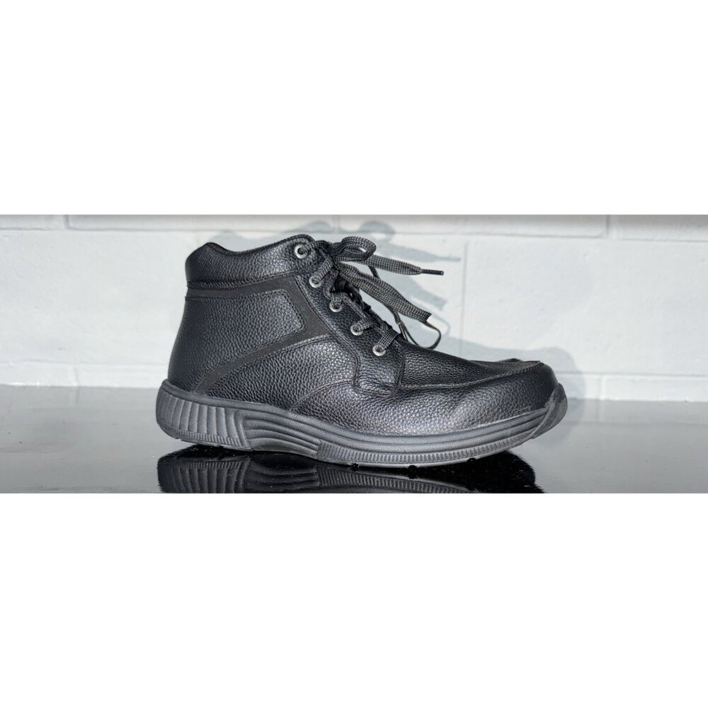 Orthofeet Highline Mens Leather Casual Diabetic Orthopedic Ankle Boots Size 10